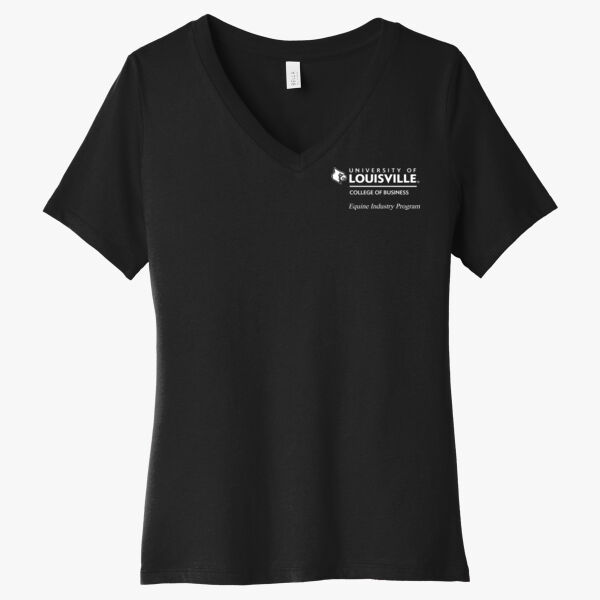 Women's Relaxed Jersey Short Sleeve V Neck Tee Thumbnail