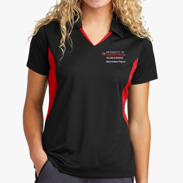 Ladies Side Blocked Micropique Sport Wick ® Polo Thumbnail